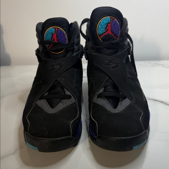 Jordan 8 Retro Aqua Concord Grape/Black 2015 305381-025 Size US 10 - Picture 4 of 8
